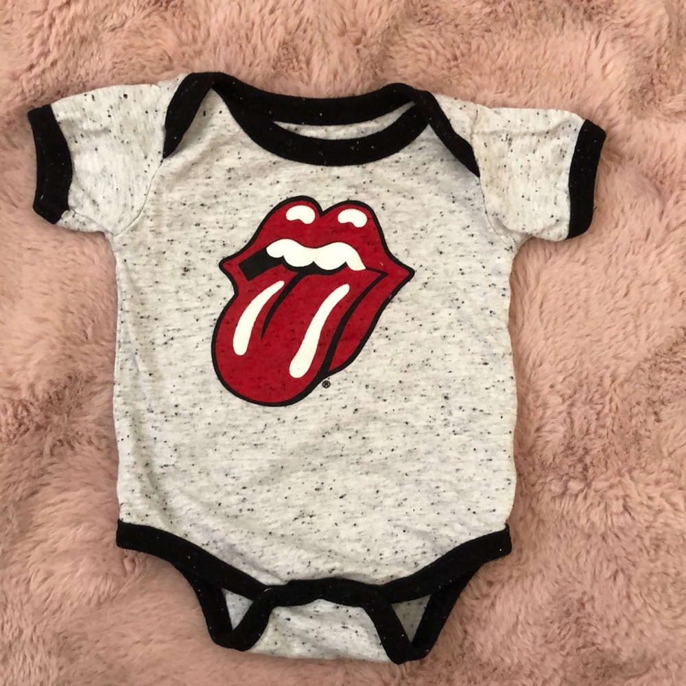 Rolling Stones onesie 😛